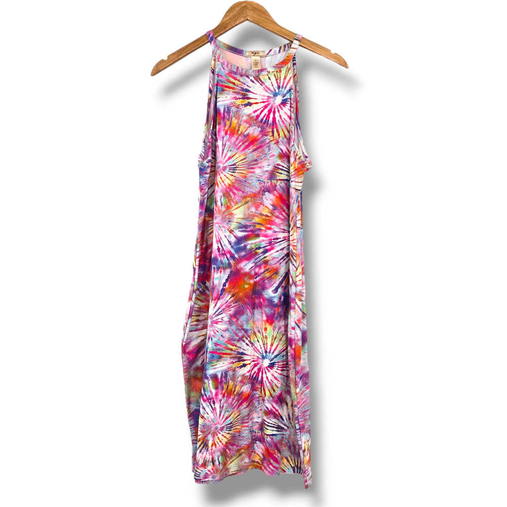 NYC Multicolor Tie-Dye Maxi Dress